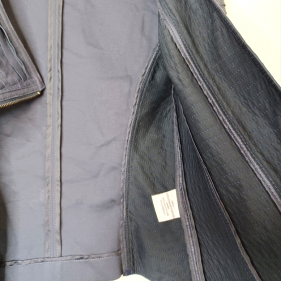 Vintage 100% Genuine Leather Asymmetrical Contrast Paneling Sz S Moto Jacket - Picture 12 of 14